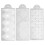 3Ensembles Gabarits Décoration Gâteaux Blancs Qualité 1