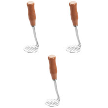 3Pièces Outil De Cuisine Pour Pomme De Manche Bois Argenté