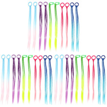 30Pièces Extensions Queue De Fantaisie Synthétiques Assorties