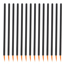 300Pièces Mini Pinceaux Eyeliner Nylon Noir Usage Domicile