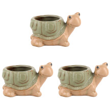 3Pièces Pots Fleurs Céramique Décor Chambre Enfant