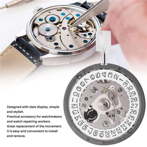 NH35 Movement Day Date Set High Accuracy Automatic Mechanical Watch Wrist 2