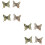 8Pièces Boutons De Métal Assortis Usage Intérieur Durable 5