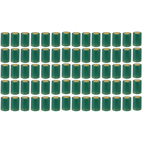 400Pièces Couvercles Thermorétractables PVC Vert Pour Bouteilles Vin 1