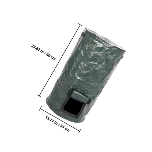 2Pièces De Ramassage Pe Vert Fonçé Extra Large 1