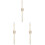 3Pièces Déco Bracelet Réglable Mode Pour Casual 2