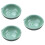 3Pièces Plateaux Encre Céramique Vert Pour Bureau Durable 6