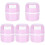 5Pièces Boîte Rangement Colle Extensions Cils Rose Portable 4