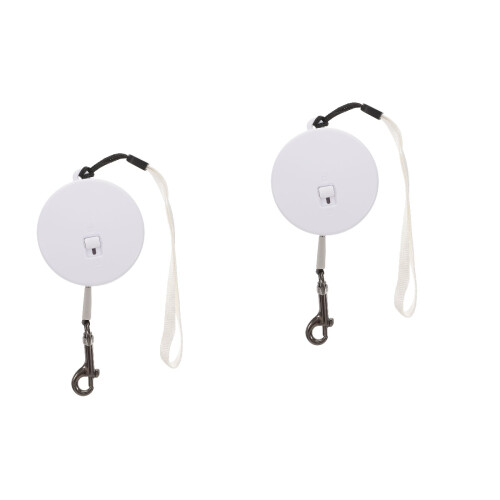 2Pièces Laisse Ajustable Rétractable Pour Promenade Sécurisée 2