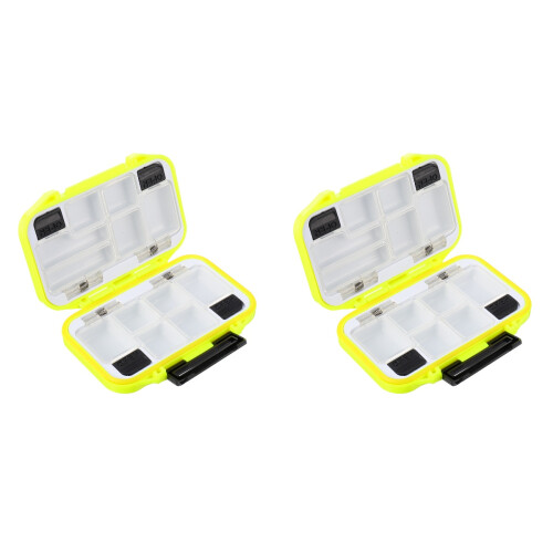 2Pièces Boîtes De Rangement Pour Tackle Avec Diviseurs Internes 1