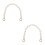 2Pièces Sac Blanche Élégante Pour DIY Décoration 1
