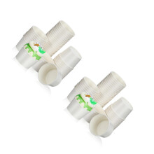 200Pièces Coupes À Glace Pudding Jetables En , Blanches