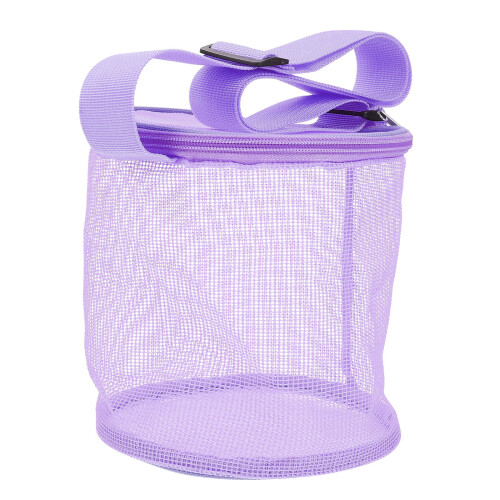 3Pièces Sac Mesh Violet Sac Polyvalent Pour Voyage Et