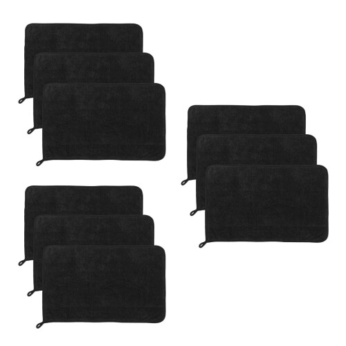 9Pièces Résistants Gris Pour Nettoyage