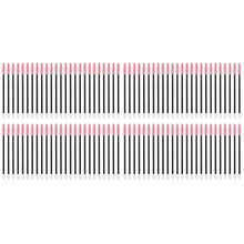 100Pièces Brosses Jetables Pour Extensions De Cils Rose Nylon