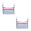 2Pièces De Rangement Poussette Nylon Durable Noir Beige 1