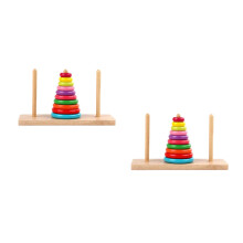 2Ensembles Tour De Hanoï Bois Pour Enfants Motricité Coordination