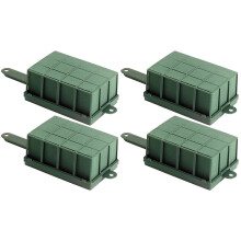 4Pièces Cages Durables Vertes Pour Compositions Fleurales
