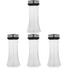 4Pièces Distributeurs De Sel Poivre En Verre PP Pour Cuisine