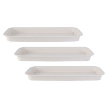 6Pièces Blanches En Plastique, Supports Sous-Pots De Jardin