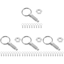 40Pièces Goupilles À Ressort Jardin Acier Inox Argenté Usage Pro