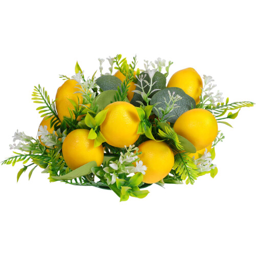 2Pièces Citron Artificielles, Décor Porte Centre De Table
