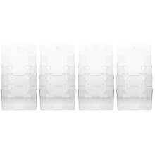 4Pièces Porte-Documents Plastique 4 Niveaux Affichage Brochures