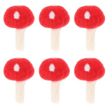 36Pièces Décorations Champignon Feutrine DIY Broches Épingles