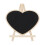 3Pièces Tableau Noir Mini Bois À Poser Pour Notes Décor Maison 1