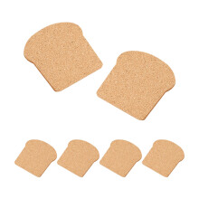 12Pièces Supports De Tasse En Liège Marron Isolation Thermique