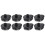8Pièces Brosse Multi-Usage Noire Pour De Nettoyage 1