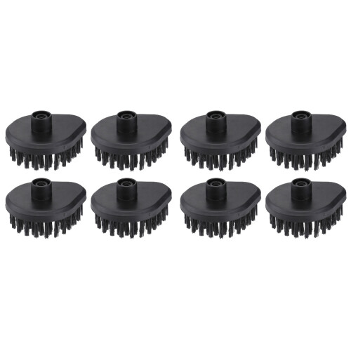 8Pièces Brosse Multi-Usage Noire Pour De Nettoyage