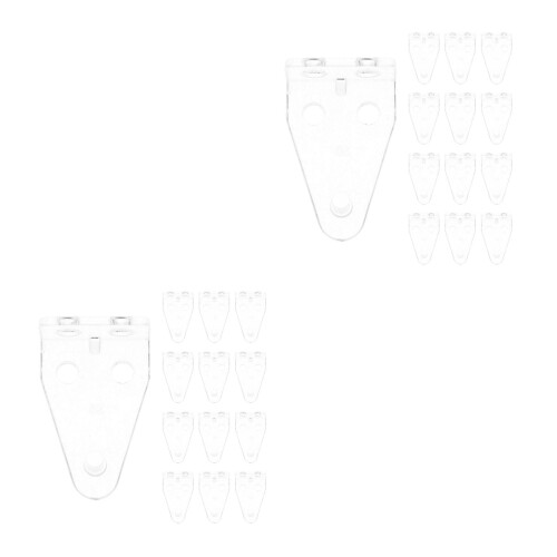 40Pièces Crochet Store Transparent Résistant Pour Rideaux