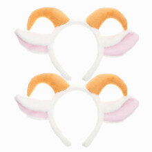 2Pièces Bandeaux Peluche Agneau Oreilles Souples Pour Fête Et Cosplay