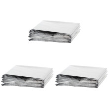 18Pièces Couverture Isolante Argentée Portable Pour Urgence Extérieure