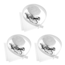 3Pièces Range-Perruques Et Facile À Transporter