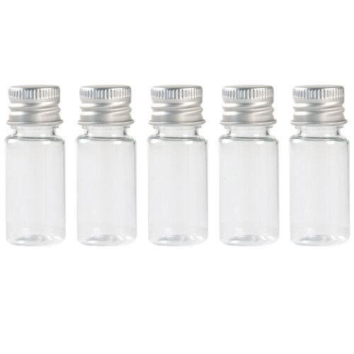 5Pièces Flacons Vides Pour Plastique Transparent