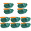 10Pièces À Pâte Vert Portable Pour Dumplings Raviolis Maison 1