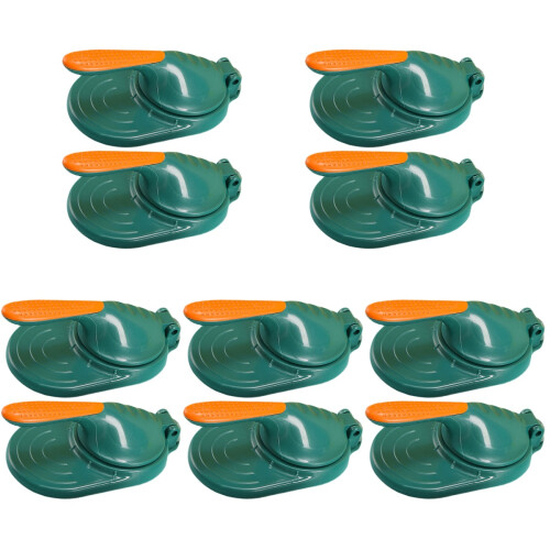 10Pièces À Pâte Vert Portable Pour Dumplings Raviolis Maison