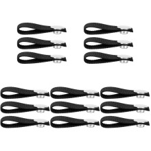 15Pièces Casque Mentonnière Hockey Noir Simple Et Stable