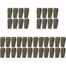 40Pièces Reteneurs Élastiques Verts Pour Boucles De Ceinture