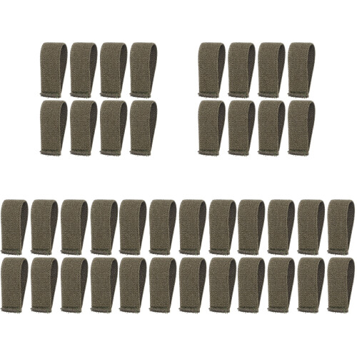 40Pièces Reteneurs Élastiques Verts Pour Boucles De Ceinture