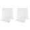 2Pièces Support Vinyle Transparent Grand Bureau 1