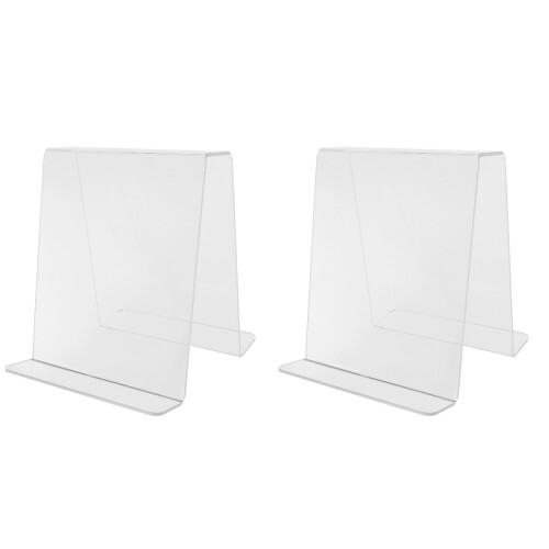 2Pièces Support Vinyle Transparent Grand Bureau
