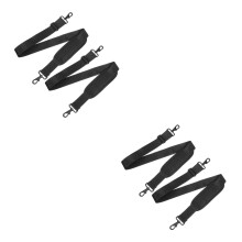 4Pièces Bandoulières Ajustables Noires Pour Étuis D'instruments