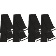 8Pièces Sangles Noires De Câble Elastiques Et Réutilisables