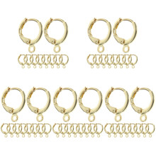 150Pièces Crochets Boucles D'oreilles Dorés Légers Pour DIY