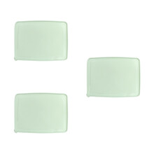 3Pièces Support À Oeufs Plastique Vert Résistant Et