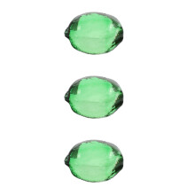 3Pièces Décor Citrons Verre Vert Robustesse Pour Cuisine Maison Bureau