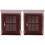 2Pièces Miniature Meuble ABS Rouge Pour Décoration Maison Tiny 1
